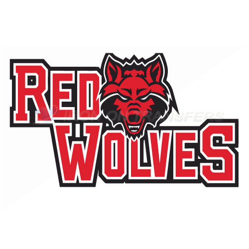 Arkansas State Red Wolves 2008 Pres Primary Logo T-shirts Iron O - Click Image to Close